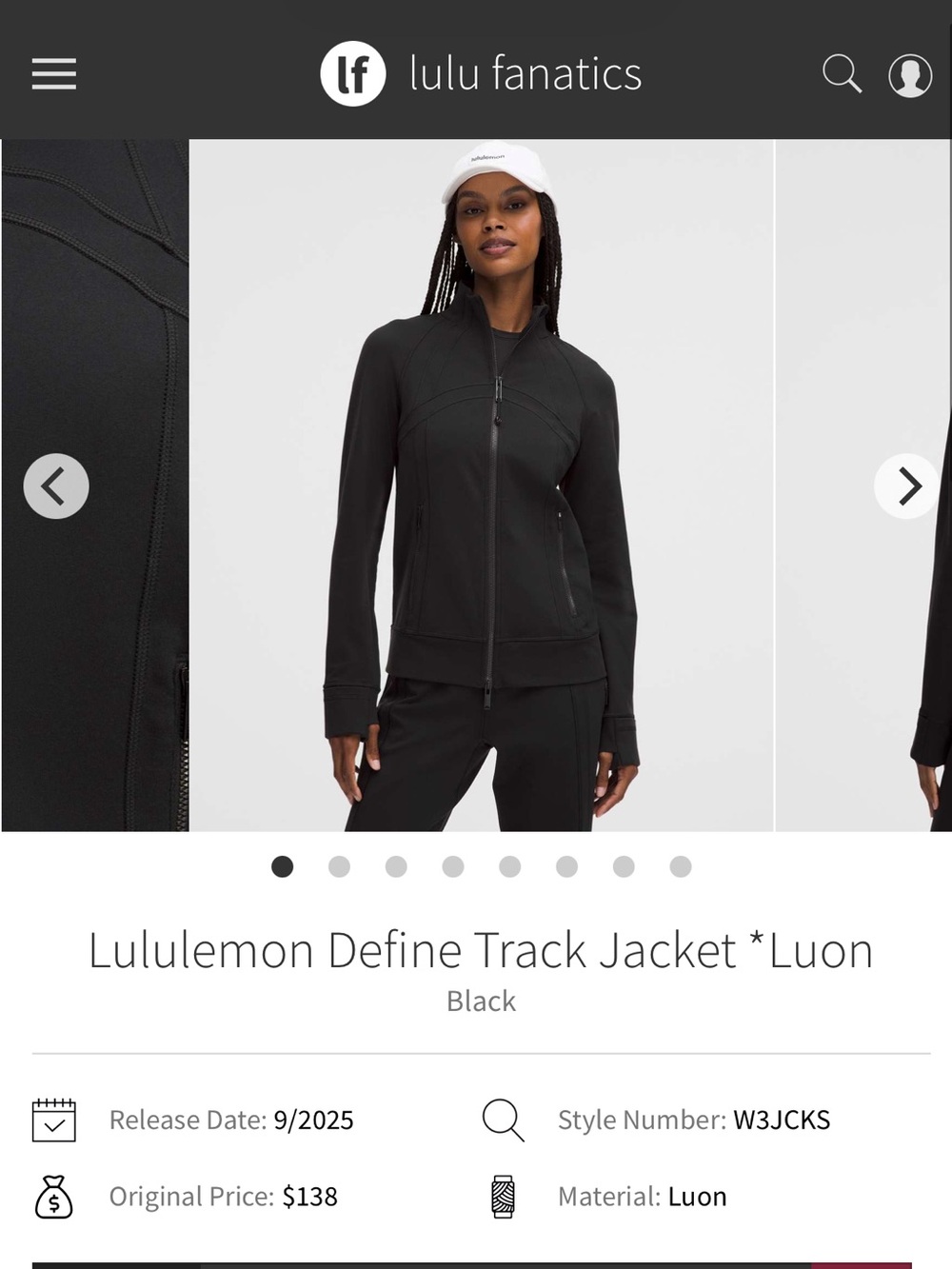 Lululemon Define Track Jacket - Picture 9 of 9